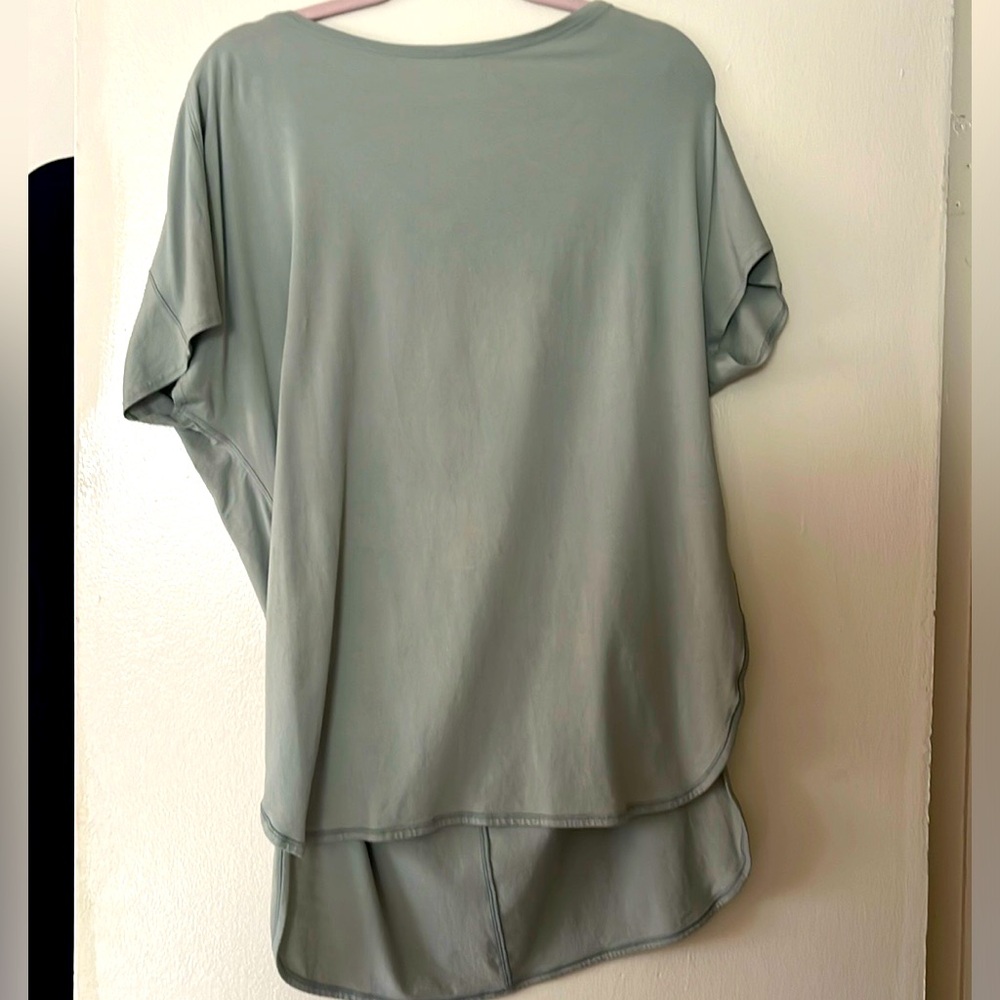 Relaxed fit boatneck t shirt